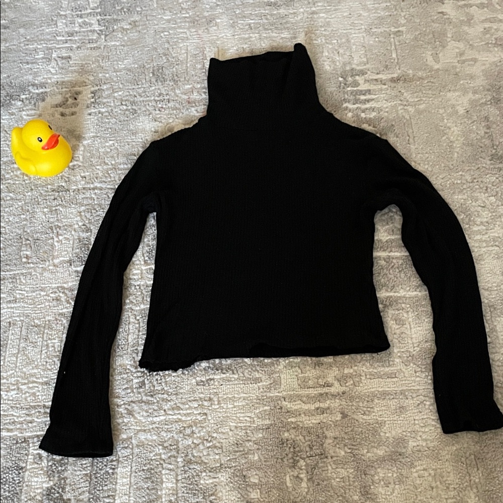 Black Turtleneck Sweater